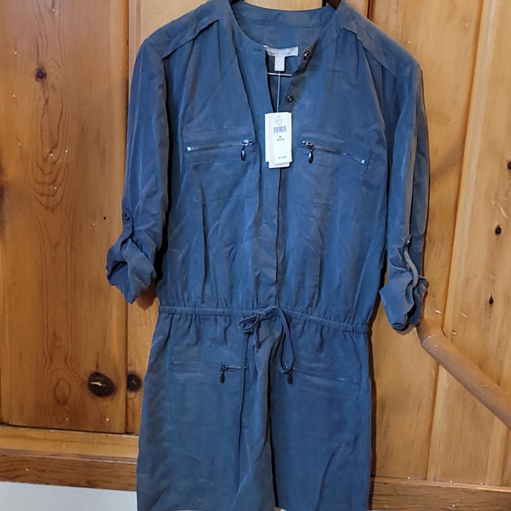 NWT Banana Republic Cinch Waist Shirt Dress